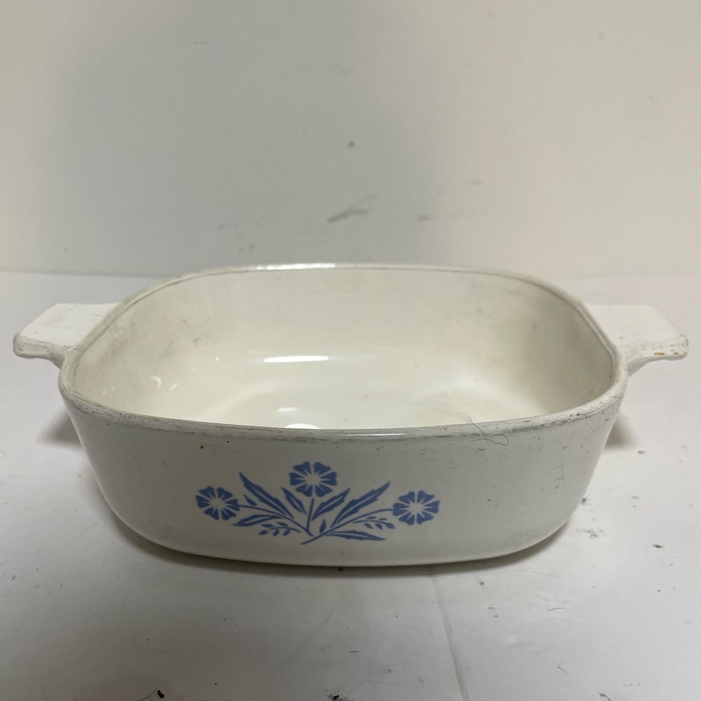 Vintage Corning Ware Blue Cornflower 1 Qt Casserole Dish – Model C-22 – USA